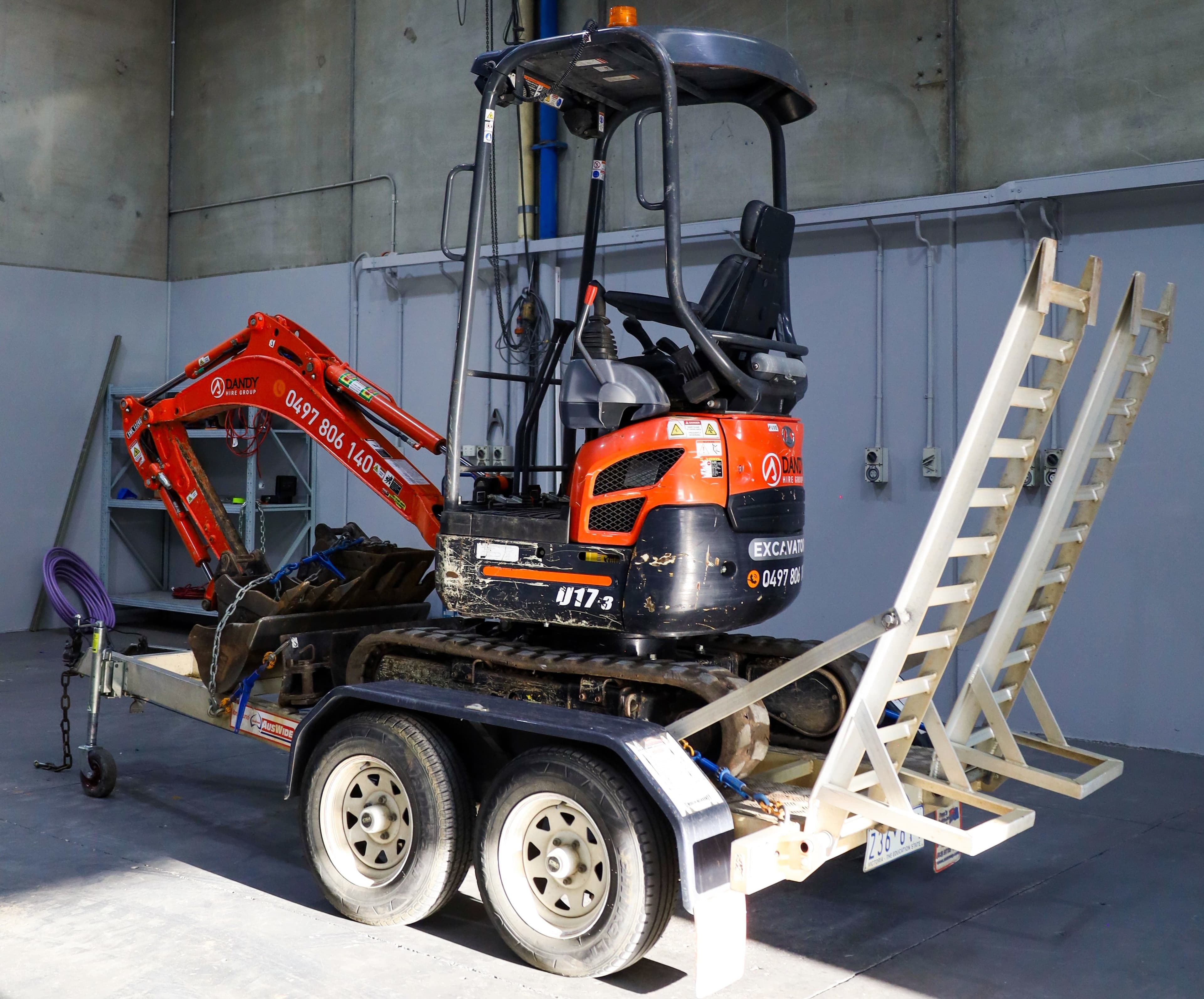 Mini Excavator Hire in Keysborough